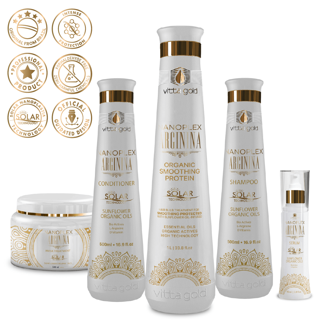 Nanoplex Solar™ Hair Straightening Treatment Set - Vitta Gold™ Global